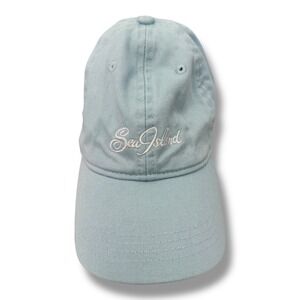 Sea Island Kids Adjustable‎ Baseball Cap Light Blue Embroidered Hat